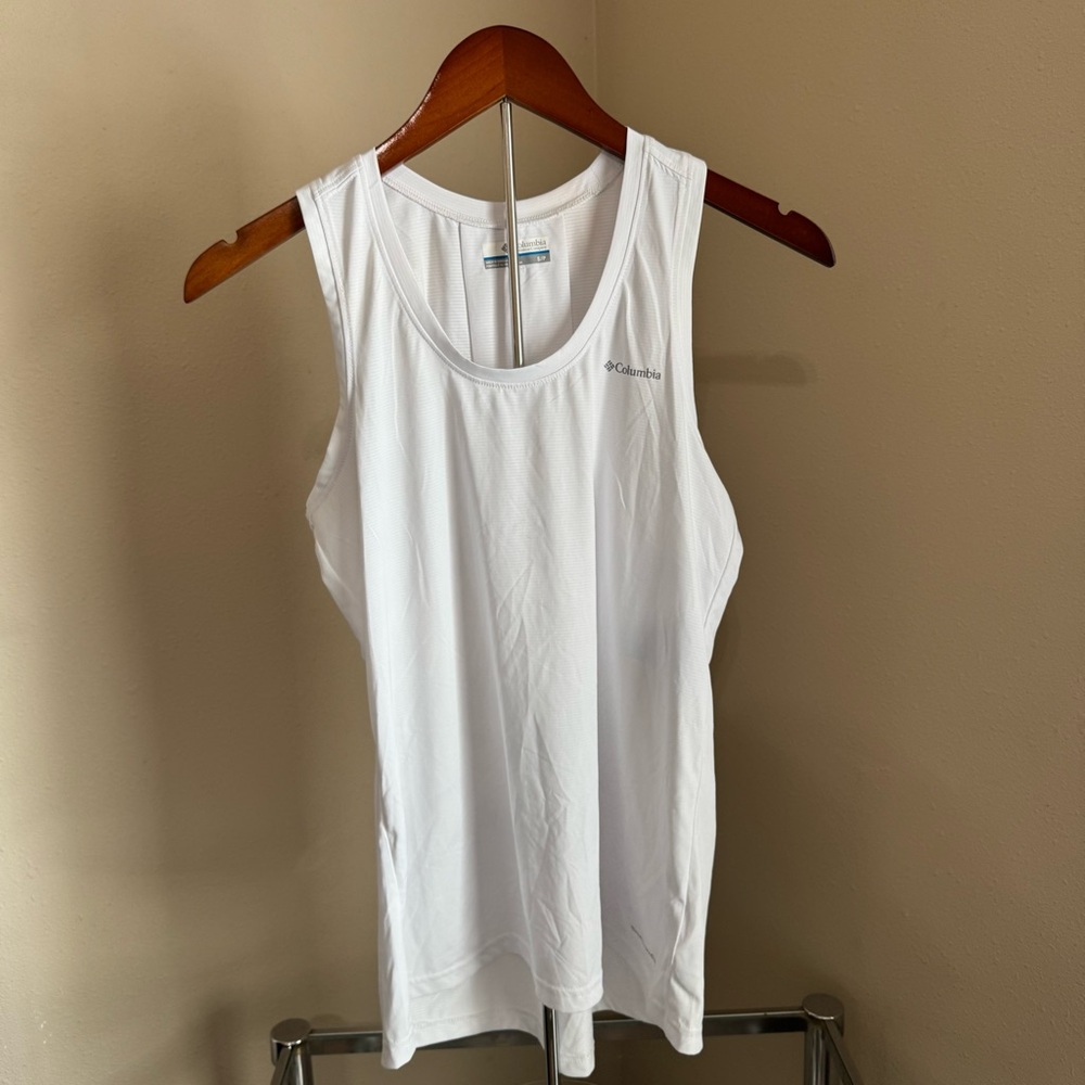 Columbia Classic White Muscle Tee